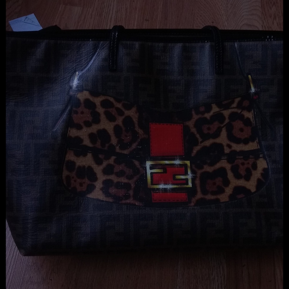 Fendi large shoulder bag